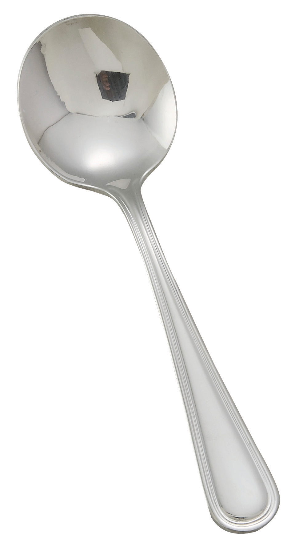 Bouillon Spoon,
5-7/8&quot;, 18/8 stainless steel,
extra heavy weight, mirror
finish, Shangarila, 1/doz, 
10/21