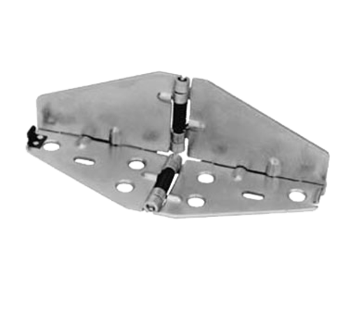 Table Hinge, heavy gauge plated steel to flip up