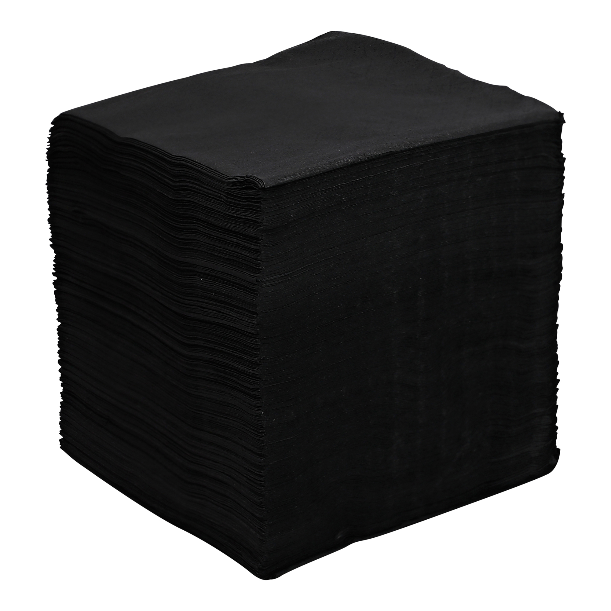2ply BLACK BEVERAGE NAPKIN, 10x10, 1,200ea/cs (6pk/200ea) 