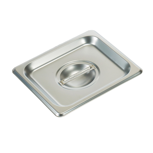 1/6 SIZE SOLID STEAM PAN  COVER, STAINLESS STEEL25 