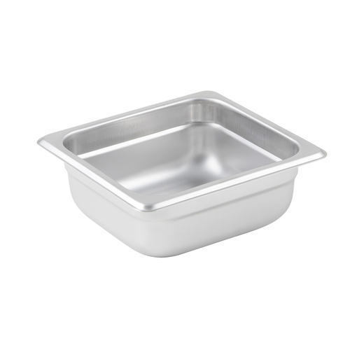 1/6 size, 2-1/2&quot; deep, Steam  Table Pan, anti-jam, 25 gauge, 