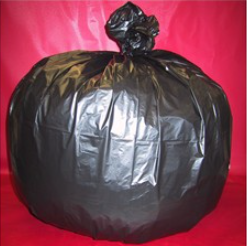 40x46 1.5 mil BLACK CAN LINER, 40-45GAL, 5/20ct. ROLLS