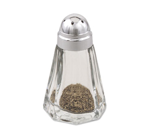 1 oz.Bullet Salt &amp; Pepper  Shaker, paneled glass jar, 