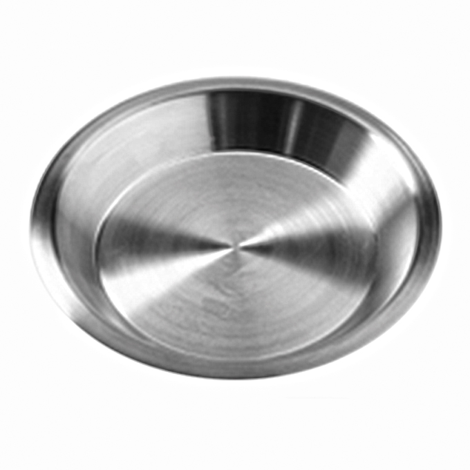 9&quot; PIE PAN Stainless Steel,  standard 9-1/8&quot; (top outside) 