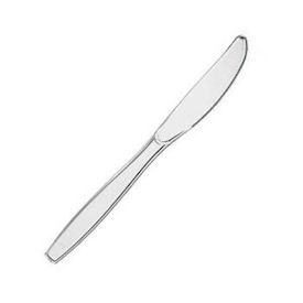 PEBBLE CLEAR PLASTIC KNIFE, 
1000/ct.