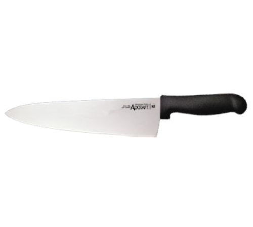 10&quot; COOKS KNIFE, WIDE, 
STRAIGHT EDGE, BLACK, NSF, 
EACH, 12/21