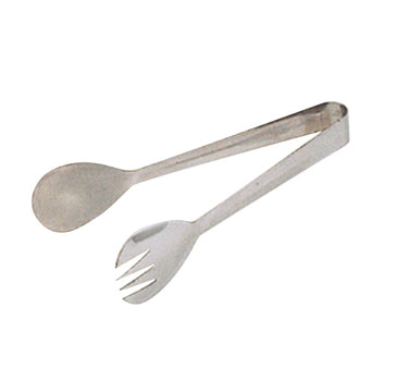 TONG 8&quot; SALAD, ONE SIDE SPOON 
SHAPED, ONE SIDE FORK, EACH, 
12/21