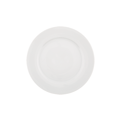 Plate, 6-1/2&quot; dia.,
round, rolled edge, bright
white, Universal, Argyle
Collection, 3/DOZ, 11/21