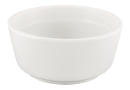 Jung Bowl, 7 oz.,
4-1/4&quot;, round, bright white,
Universal, Argyle Collection,
&amp; Catalina, Undecorated,
3/DOZ, 9/21