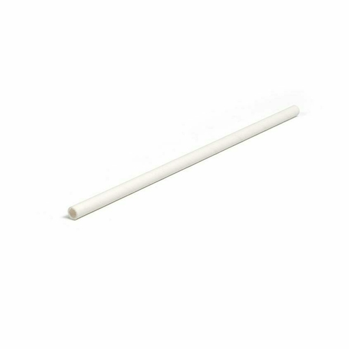 7.75&quot; WHITE WRAPPED PAPER STRAW, BIODEGRADABLE &amp;