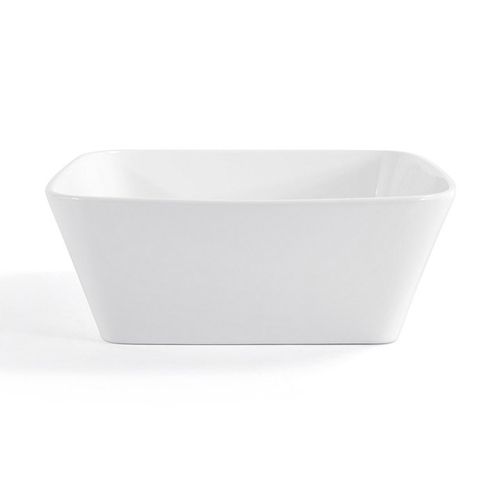 Mod  Bowl, 160 oz., 11&quot; x 11&quot;  x 4&quot;H, square, porcelain 2 per 