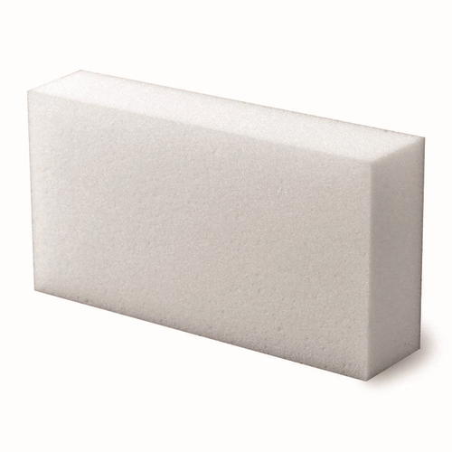 Brillo Eraser, 5&quot;L x 3&quot;W x 1&quot; 
thick, reusable, individually 
wrapped, white, 100 Per Case,  
11/21