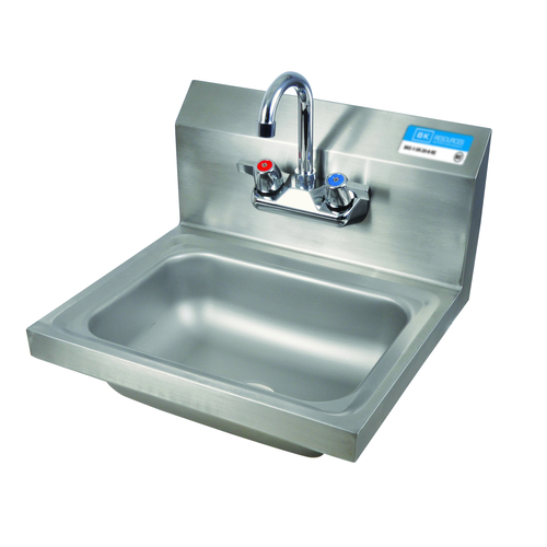 HAND SINK, WALL MOUNT, 14&quot; WIDE X 10&quot; FRONT-TO-BACK X 5&quot;