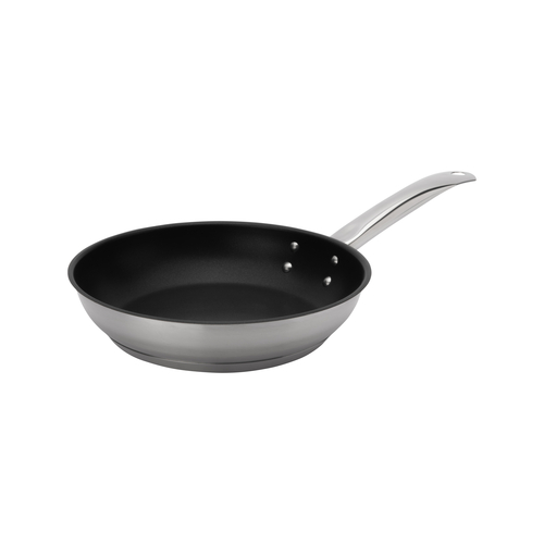 ELEMENTS 9-1/2&quot; FRY PAN, 2&quot;H,
OPERATES WITH
GAS/ELECTRIC/CERAMIC/HALOGEN/I
NDUCTION COOKTIOPS, ERGONOMIC
RIVETED HANDLE, 4MM TRI-PLY
BASE, STAINLESS STEEL WITH
TEFLON SELECT NON-STICK
COATING, NSF, EACH, 1/22