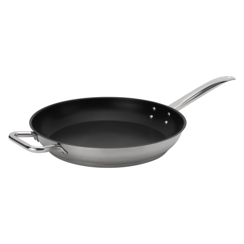 ELEMENTS 12-1/2&quot; FRY PAN, 2&quot;H,
OPERATES WITH
GAS/ELECTRIC/CERAMIC/HALOGEN/I
NDUCTION COOKTIOPS, ERGONOMIC
RIVETED HANDLE, 4MM TRI-PLY
BASE, STAINLESS STEEL WITH
TEFLON SELECT NON-STICK
COATING, NSF, 1/22