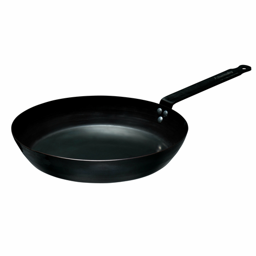 7.8&quot; THERMALLOY FRY PAN, BLACK  CARBON STEEL, EACH, 