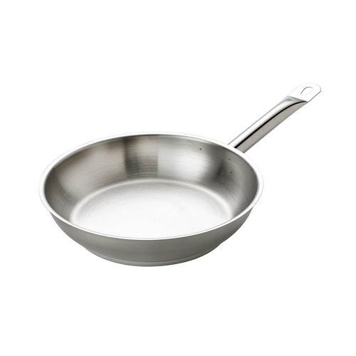 Thermalloy Fry Pan, 12-1/2&quot;, stainless natural 