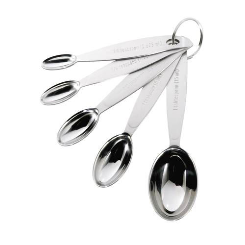 Cuisipro Measuring Spoon Set, 1/8, 1/4, 1/2, 1 teaspoon &amp;&amp;