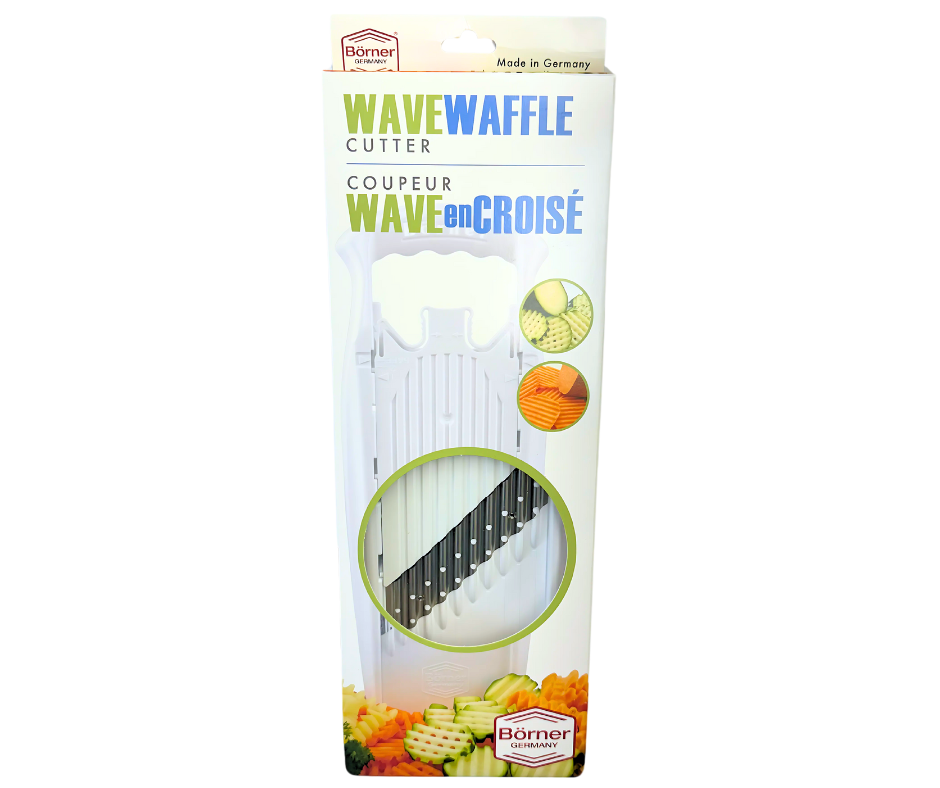 PowerLine Wave Waffle Cutter with Adjustable Safety Insert