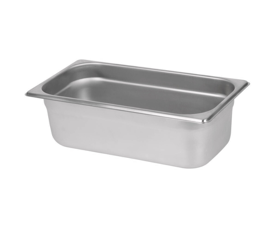 6-7/8 x 12-3/4&quot; x 4&quot;, Steam  Table Pan, 1/3 size,  