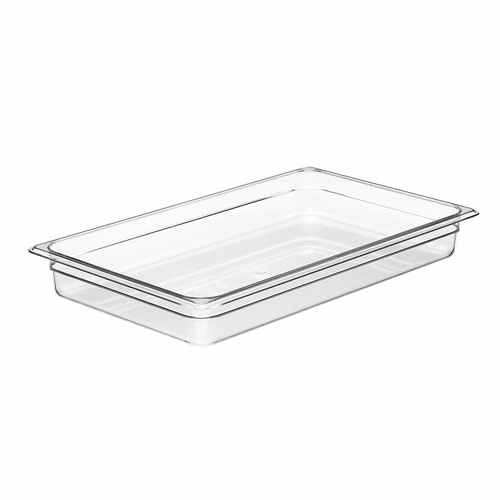 FULL SIZE, 2.5&quot; DEEP CLEAR
FOOD PAN, EACH, 10/21