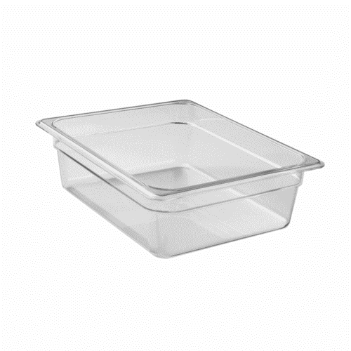 1/2 SIZE x 4&quot; DEEP CLEAR FOOD 
PAN, EACH, 10/21