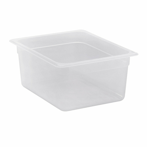 1/2 SIZE 6&quot; DEEP TRANSLUCENT FOOD PAN, EACH, 