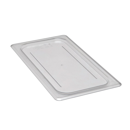 1/3 SIZE CLEAR FLAT COVER FOR
COLD FOOD PAN, EACH, 10/21