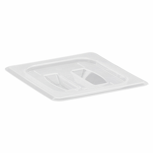 1/6 SIZE TRANSLUCENT LID FOR FOOD PAN W/HANDLE, EACH