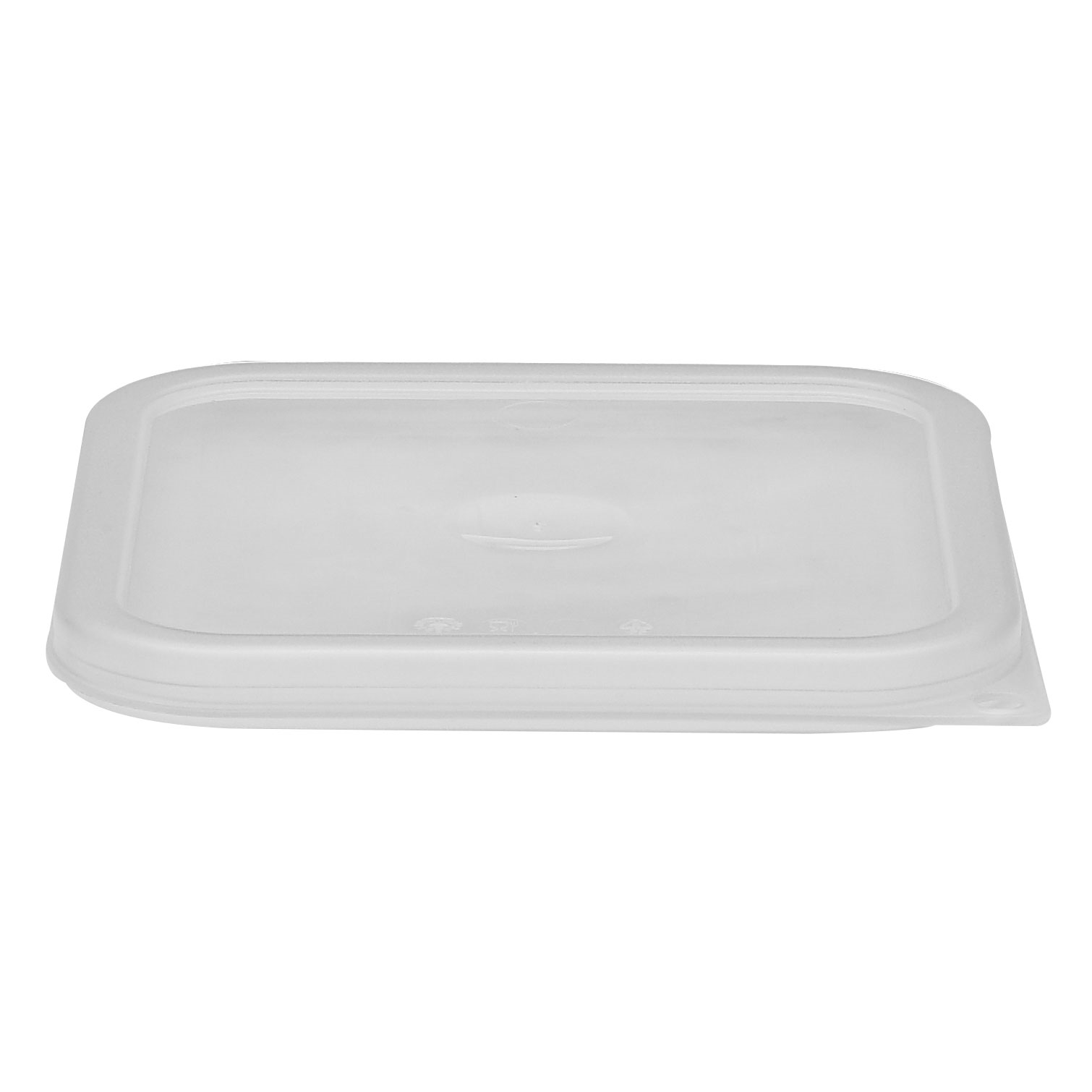 SQUARE 12,18 &amp; 22 QT. LID FOR 
CW CLEAR FOOD STORAGE 
CONTAINERS, EACH