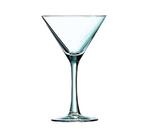 Cocktail Glass, 10 oz., fully 
tempered, glass, Arcoroc, 
Excalibur, clear (H 7-7/16&quot;; T 
4-3/4&quot;; B 3&quot;; M 4-3/4&quot;), 
1/doz 