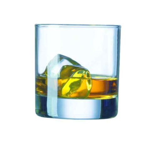 Old Fashioned Glass, 8-1/2oz.,  3-3/8&#39; high, Arcoroc, Islande, 