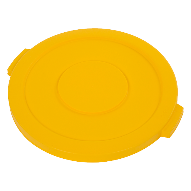 YELLOW LID FOR 20 GALLON TRASH CAN, EACH, 2/21