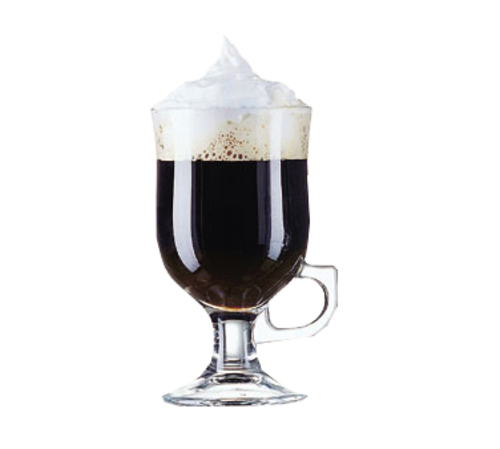 Irish Coffee Mug, 8-1/2 oz.,  fully tempered, glass, 