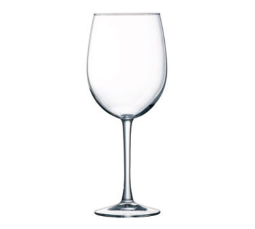 Wine Glass, 16 oz., tall, 
glass, Arcoroc, Rutherford (H
8-3/4&#39;; T 2-3/4&#39;; B 3-1/16&#39;;M 
3-7/16&#39;) 2/DOZ