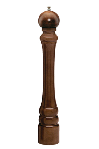 18&quot; high Chef Professional
Series Monarch Pepper Mill, 
walnut finish, 
stainless steel grinding 
mechanism, Made in USA, 
lifetime warranty, each 