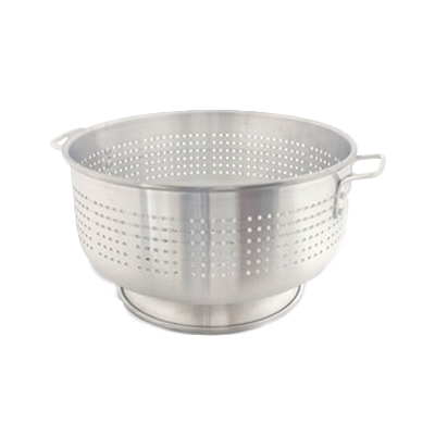 Colander, 30 qt., 19-1/2&quot; overall x 9-3/4&quot;H, footed,