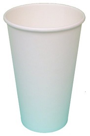 20oz Paper Hot Cup, White,  50/10cs.,  