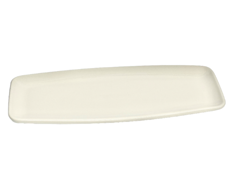 OBLONG PLATTER 14" X 5-1/2"  WHITE 1 DOZEN