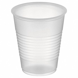 9oz. TRANSLUCENT CUP, PLASTIC,  25/100ct.,  7/22