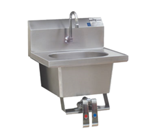 EAGLE WALL MOUNT HAND SINK, 14-3/4&#39;X18-7/8&#39;X14-1/4&#39;, S/S