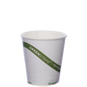 10oz PAPER HOT CUP,
GREENSTRIPE RENEWABLE &amp;
COMPOSTABLE, 20/50ct.,  10/21