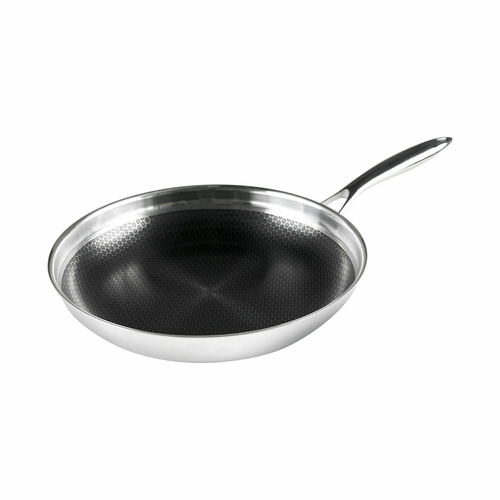 11" BLACK CUBE NON STICK FRY PAN BROWNS LIKE 