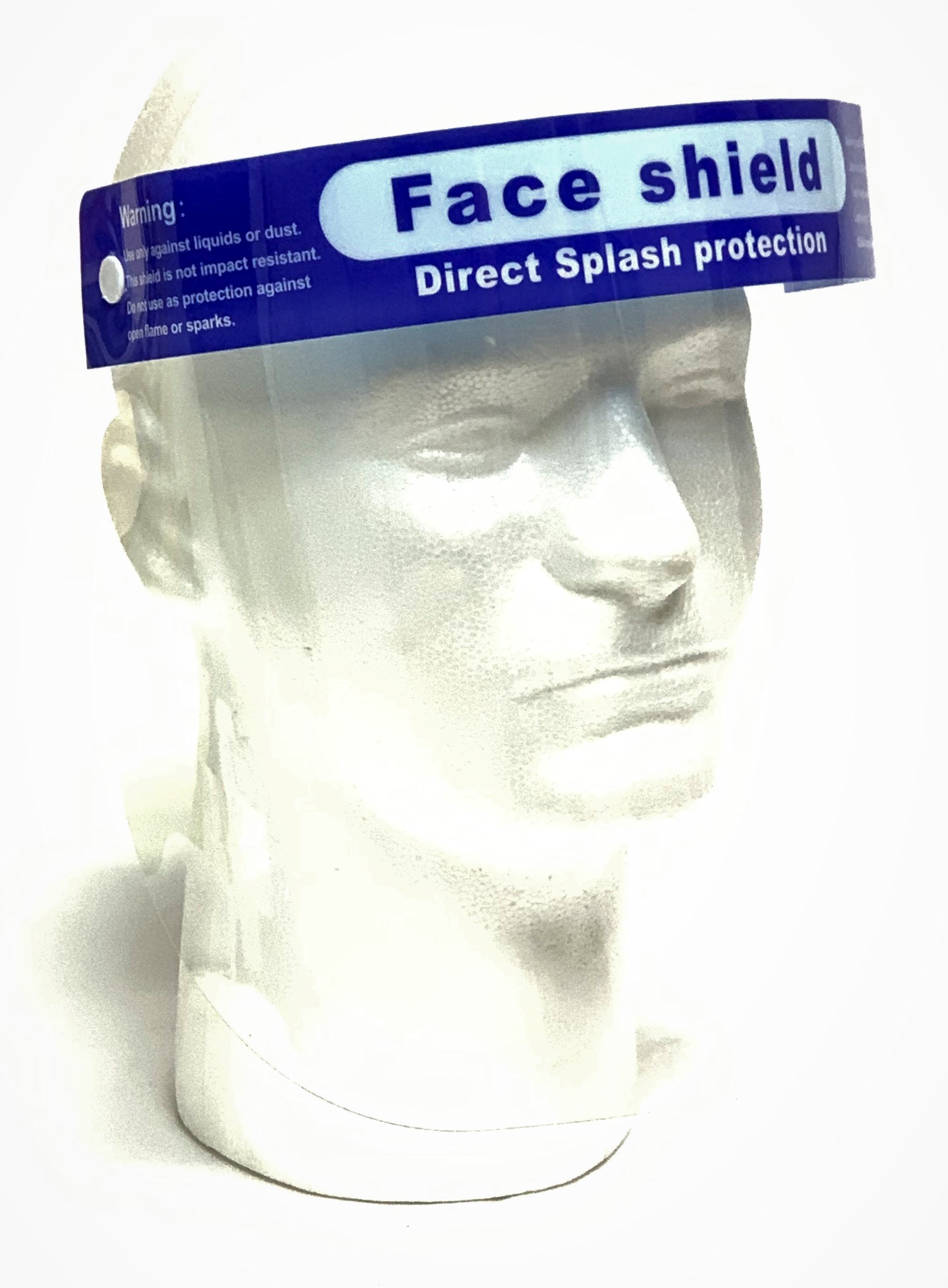 Anti-Fog Face Shield, OSHA  Compliant, Foam headband, 