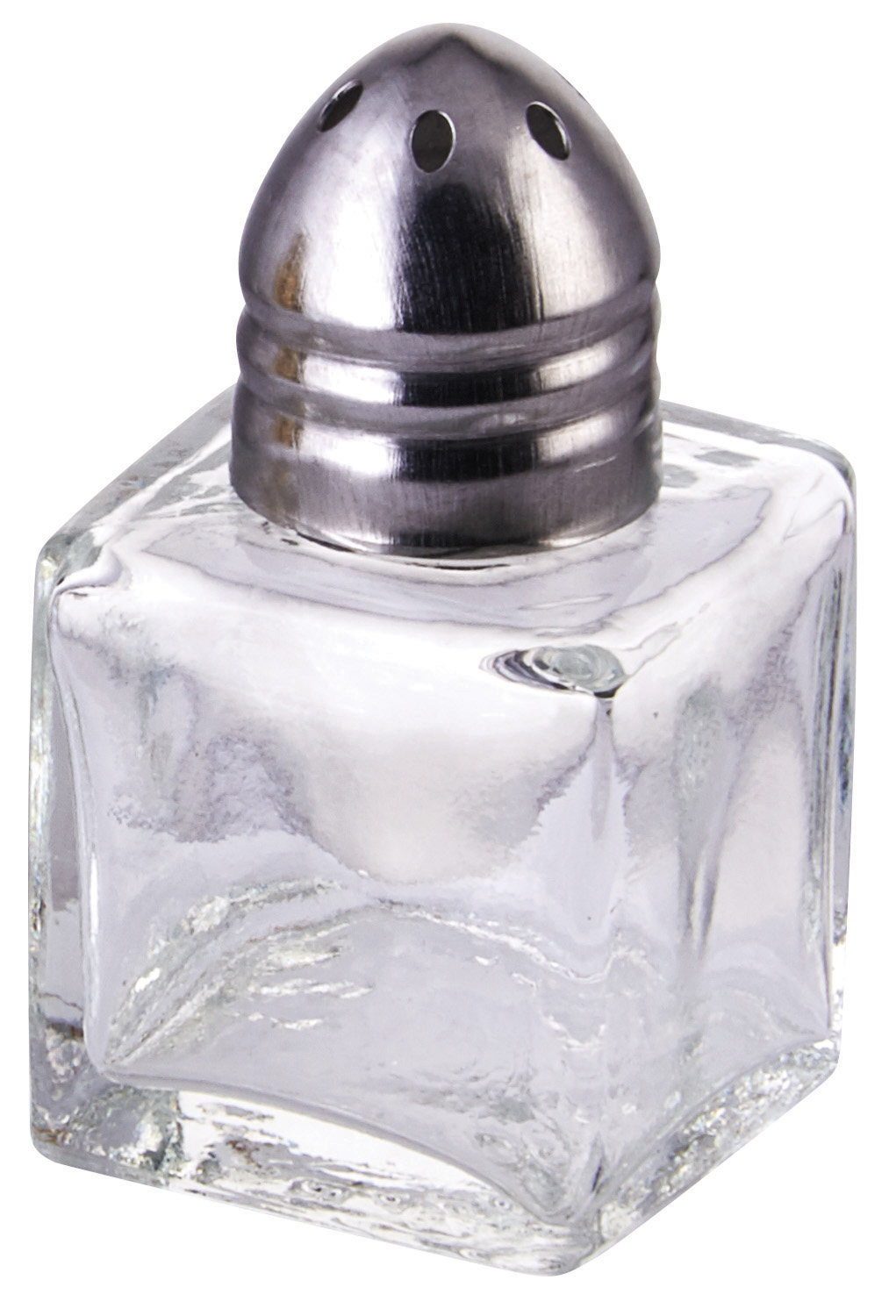 1/2oz. MINI-CUBE SQUARE SALT &amp; PEPPER SHAKER W/CHROME