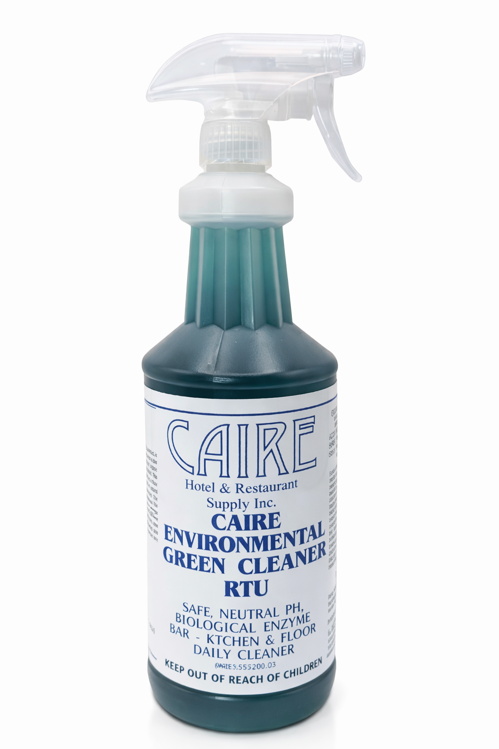 32oz Trigger Spray Bottle  w/Environmental Green Cleaner 