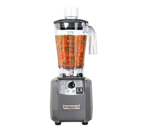 HBF600 Tournant
High-Performance Food
Blender, 64 oz. polycarbonate
container, adjustable speed,
pulse switch, jar pad sensor,
one-touch chopping function,
3 HP, 120v/60/1-ph, 13 amps,
cULus, NSF listed, Express
Care Service Program,

3 year parts/labor/motor base 
warranty, standard (nc) (free 
replacement blender in first 2 
years includes freight)

Lifetime blade &amp; motor drive 
coupling warranty, 2/22