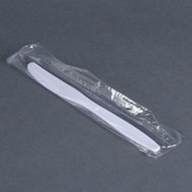 WRAPPED KNIFE, MWPP, WHITE, 1000/ct.   1/22