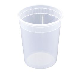 128 oz. Tall Natural  Deli Container With Out Lid, 