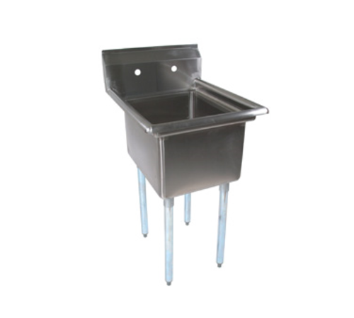 E-Series Compartment Sink, (1) 24&#39;W x 24&#39; front-to-back